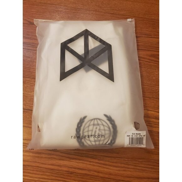 Rawgear Cream Club Sweatpants Men's Size M Drawstring With Embroidery Streetwear - Picture 16 of 16